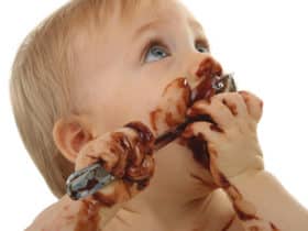 beba sa čokoladom