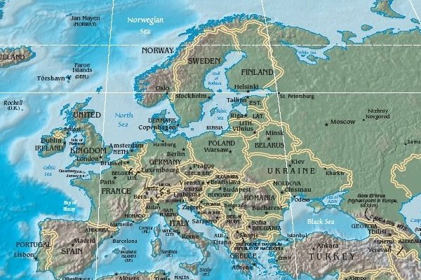 geografska karta europe i azije Kako odrediti kartu Europe – Savjetnica geografska karta europe i azije