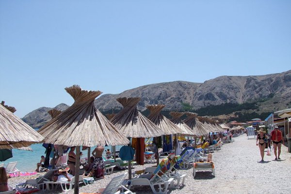 poznata plaža u baškoj