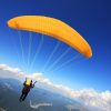 žuti paraglider