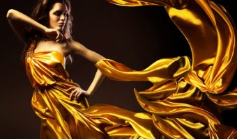 zlatna haljina