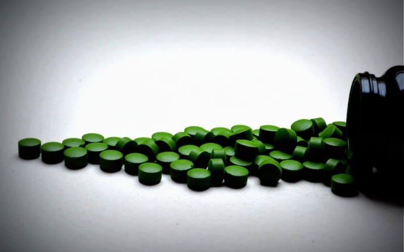 Chlorella-tablete