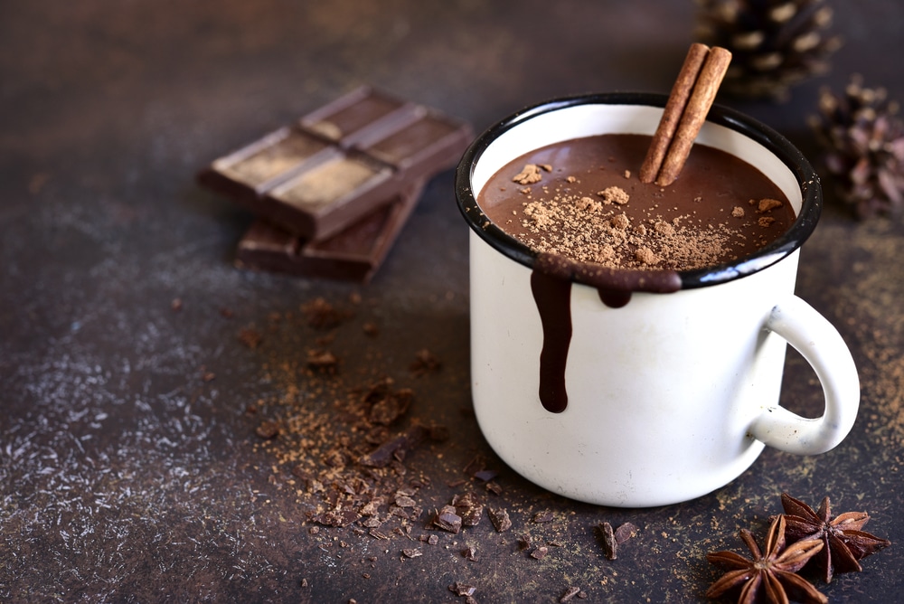 čokolada spada u kategoriju topli napitci i dekadentni užitak